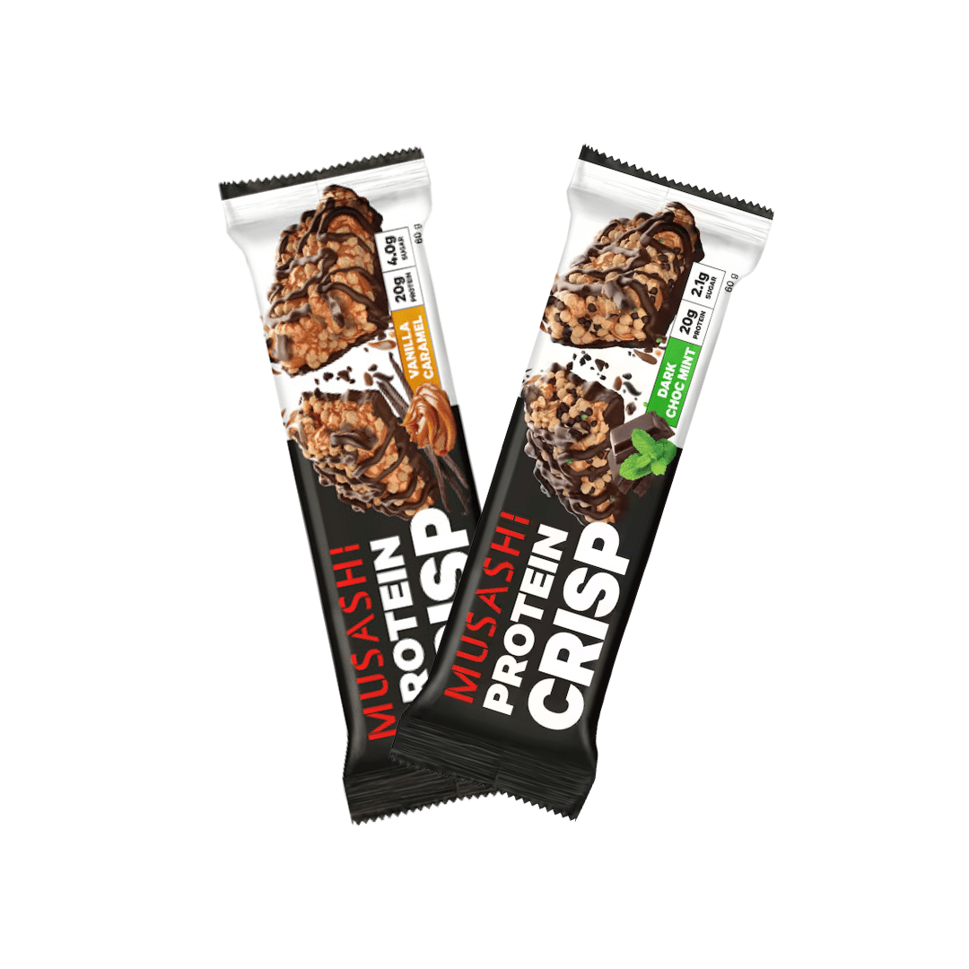2x Musashi Protein Crisp Bars (Random Flavour) *Gift*