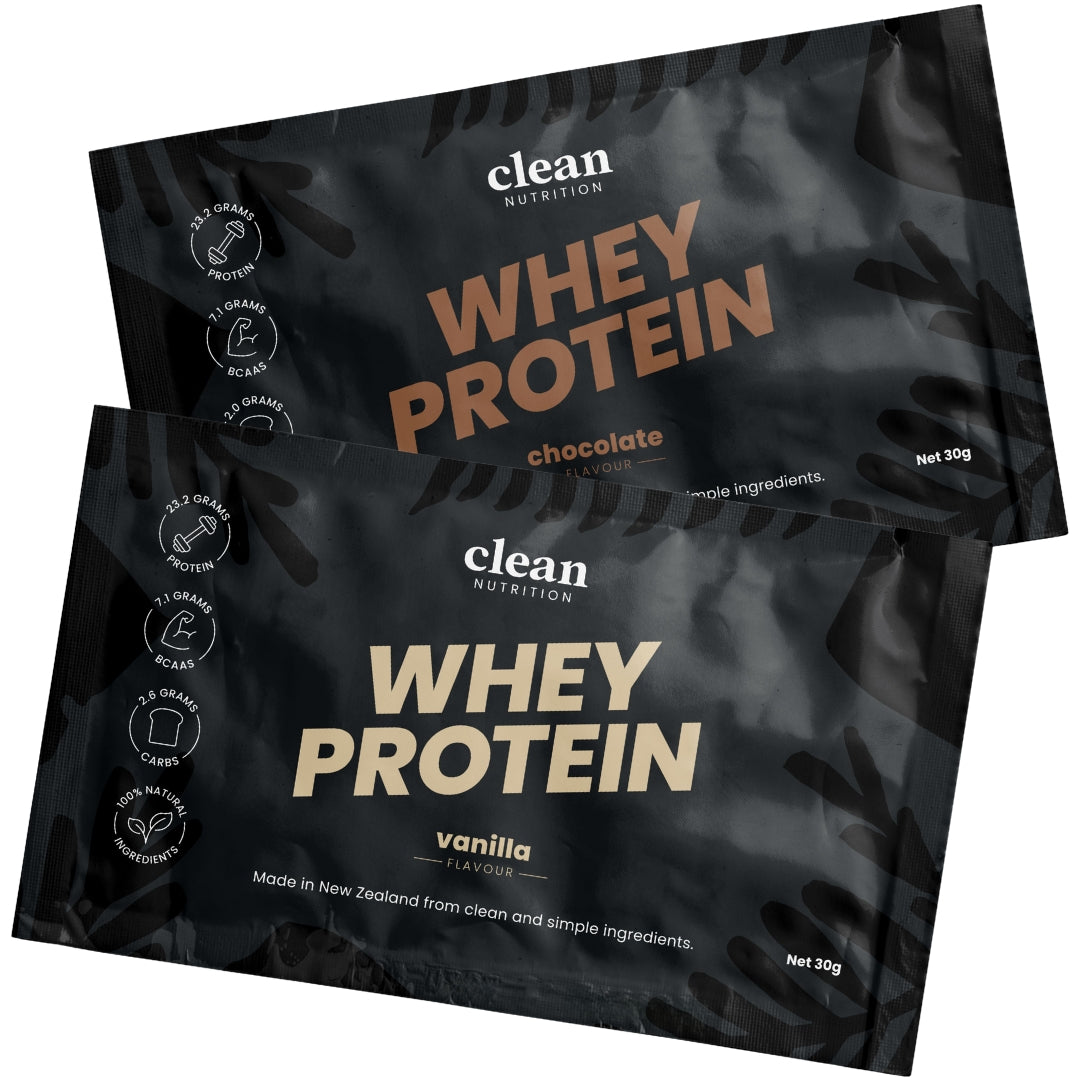 Clean Nutrition Whey Protein Powder Single Serve Sachet