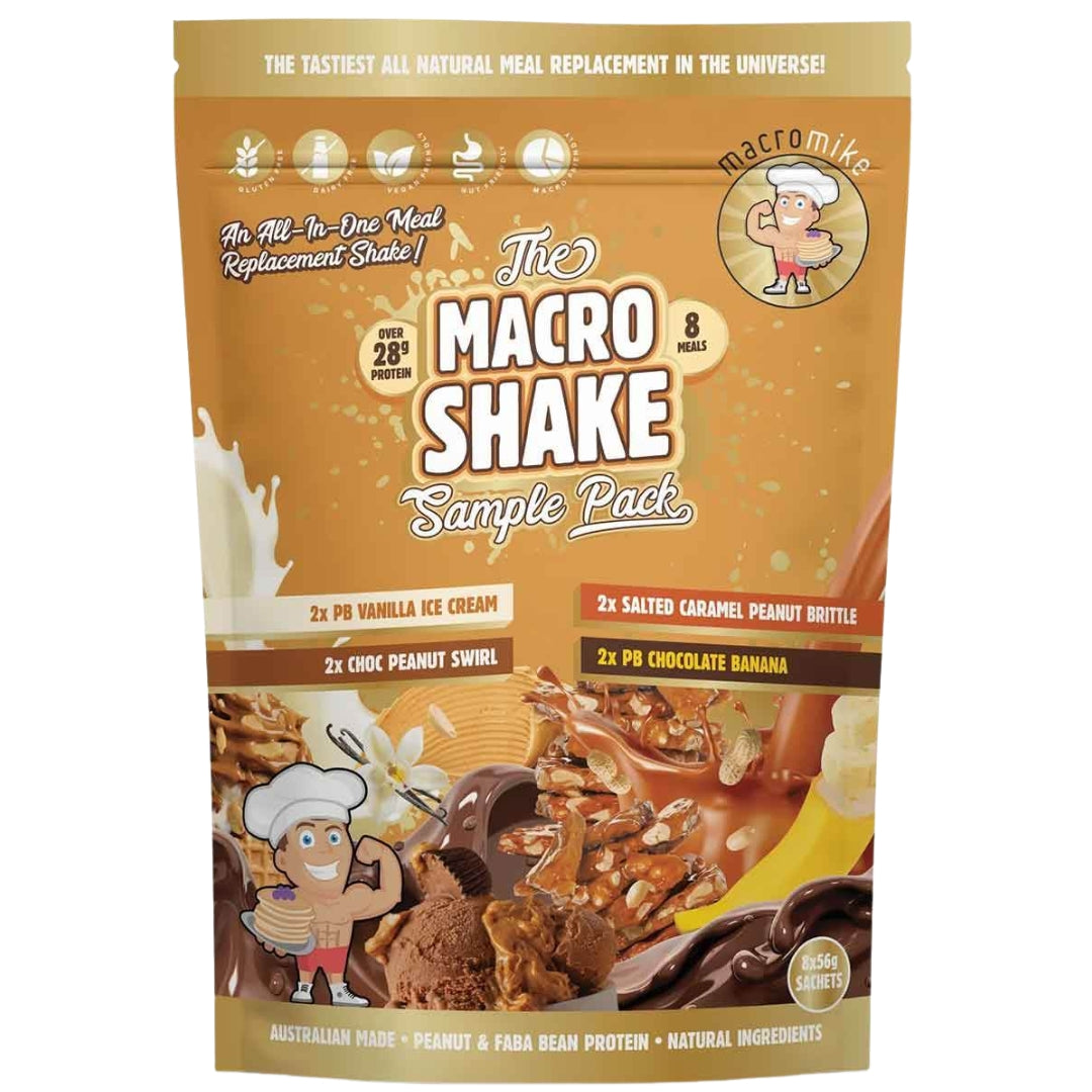 Macro Mike Macro Shake Meal Replacement 8xSample Pack