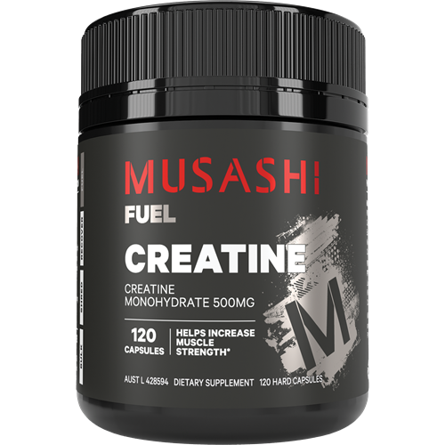 Musashi Creatine Monohydrate 500mg Capsules