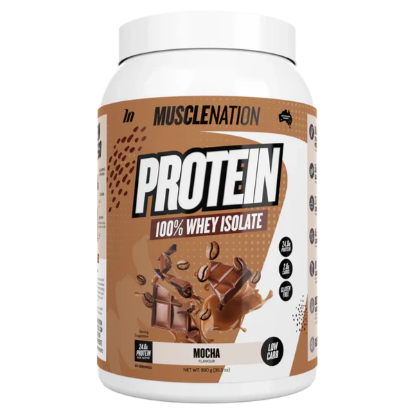 Muscle Nation 100% Whey Isolate Protein Powder 990g