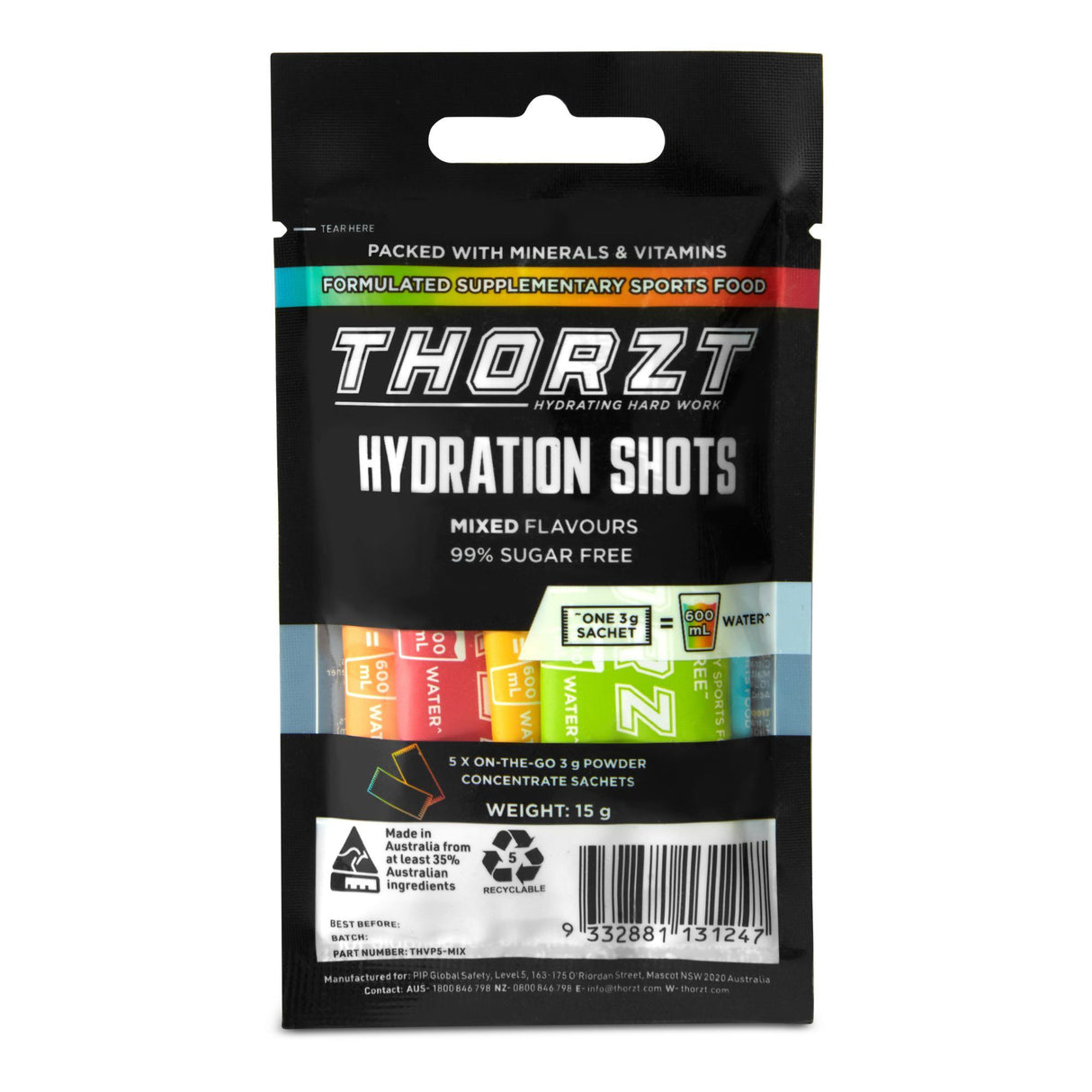 Thorzt 99% Sugar Free Hydration Shots
