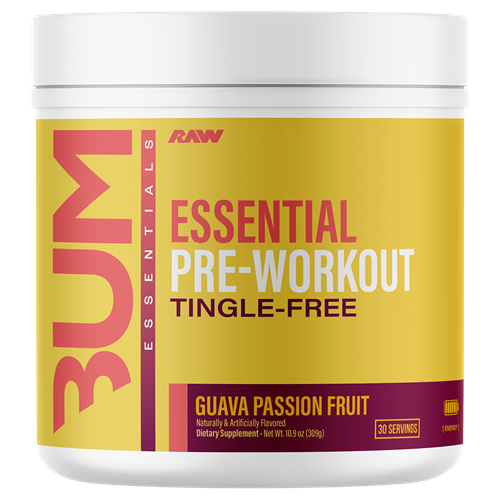 Get Raw Cbum Essential Tingle Free Pre-Workout