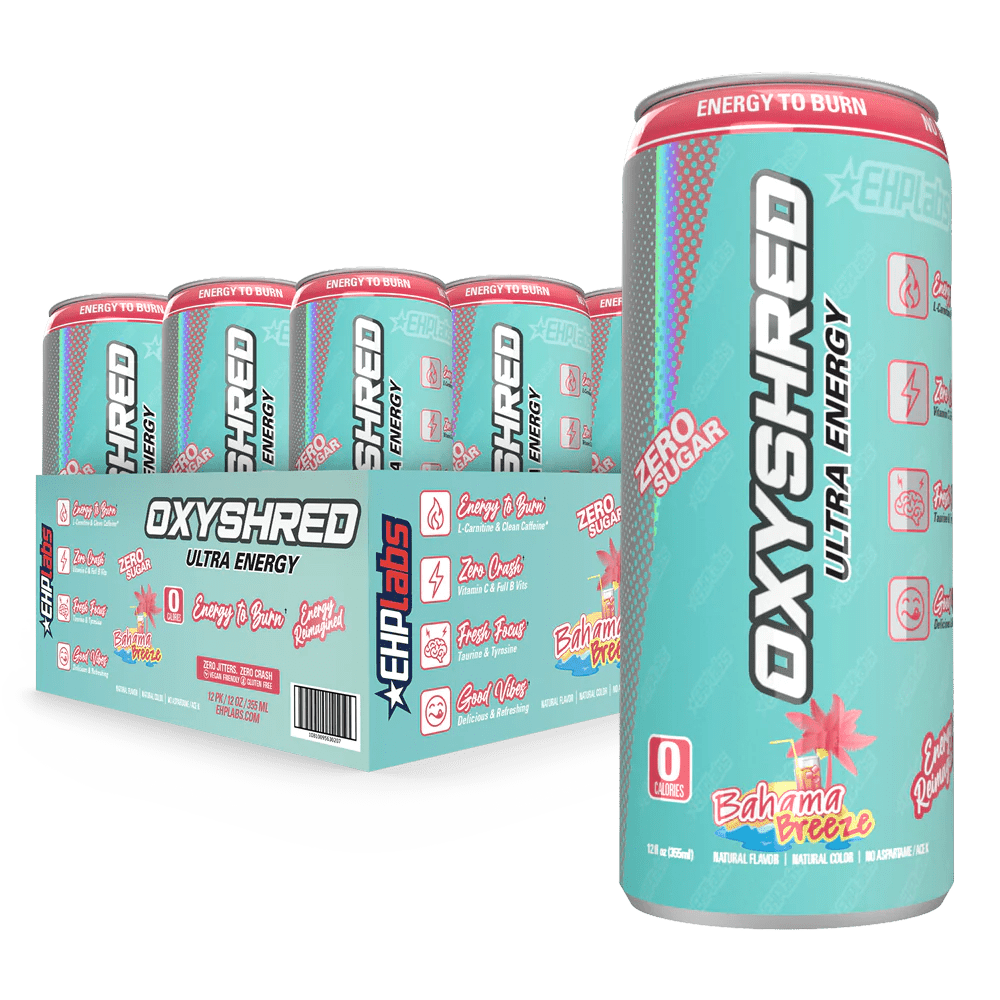 EHP Labs OxyShred Ultra Energy RTD Cans Bahama Breeze *Limited Edition* / 12 Pack