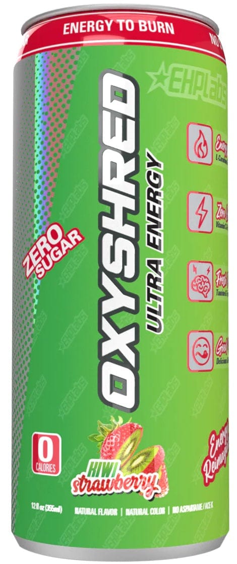 EHP Labs OxyShred Ultra Energy RTD Cans Kiwi Strawberry / Single