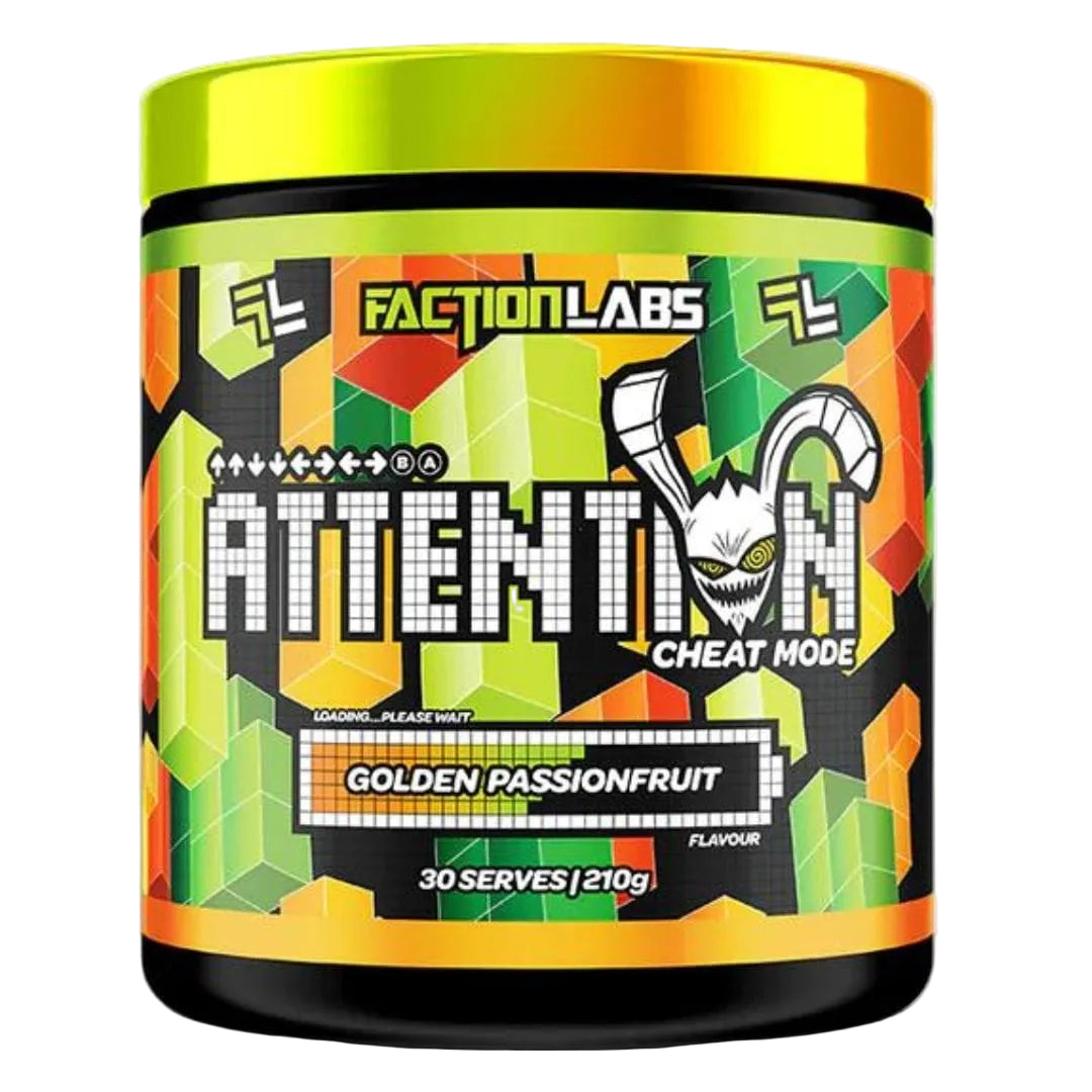 Faction Labs Attention Cheat Mode Golden Passionfruit
