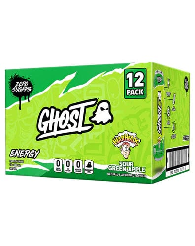 Ghost Energy Drink RTD Green Apple / 12 Pack