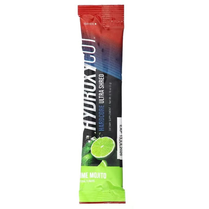 Hydroxycut Hardcore Ultra Shred Fat Burner Drink Sticks Lime Mojito / Single