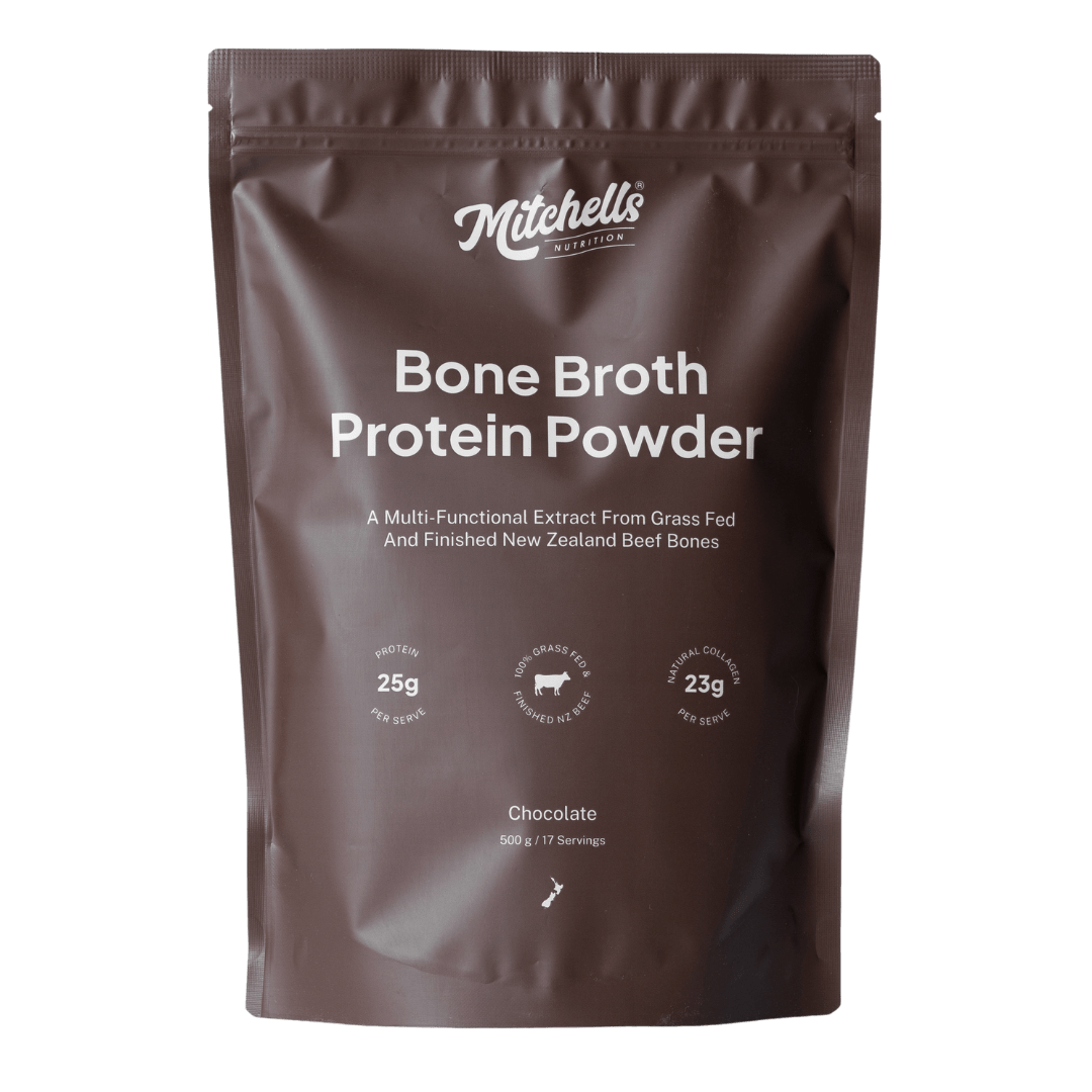 Mitchells Nutrition Bone Broth Protein Powder Chocolate / 500gm