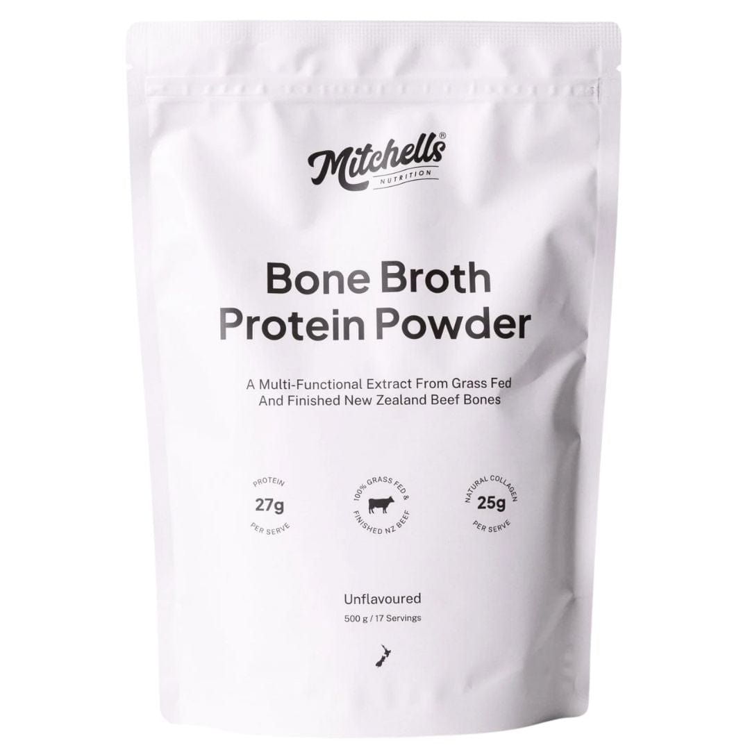 Mitchells Nutrition Bone Broth Protein Powder Unflavoured / 500gm