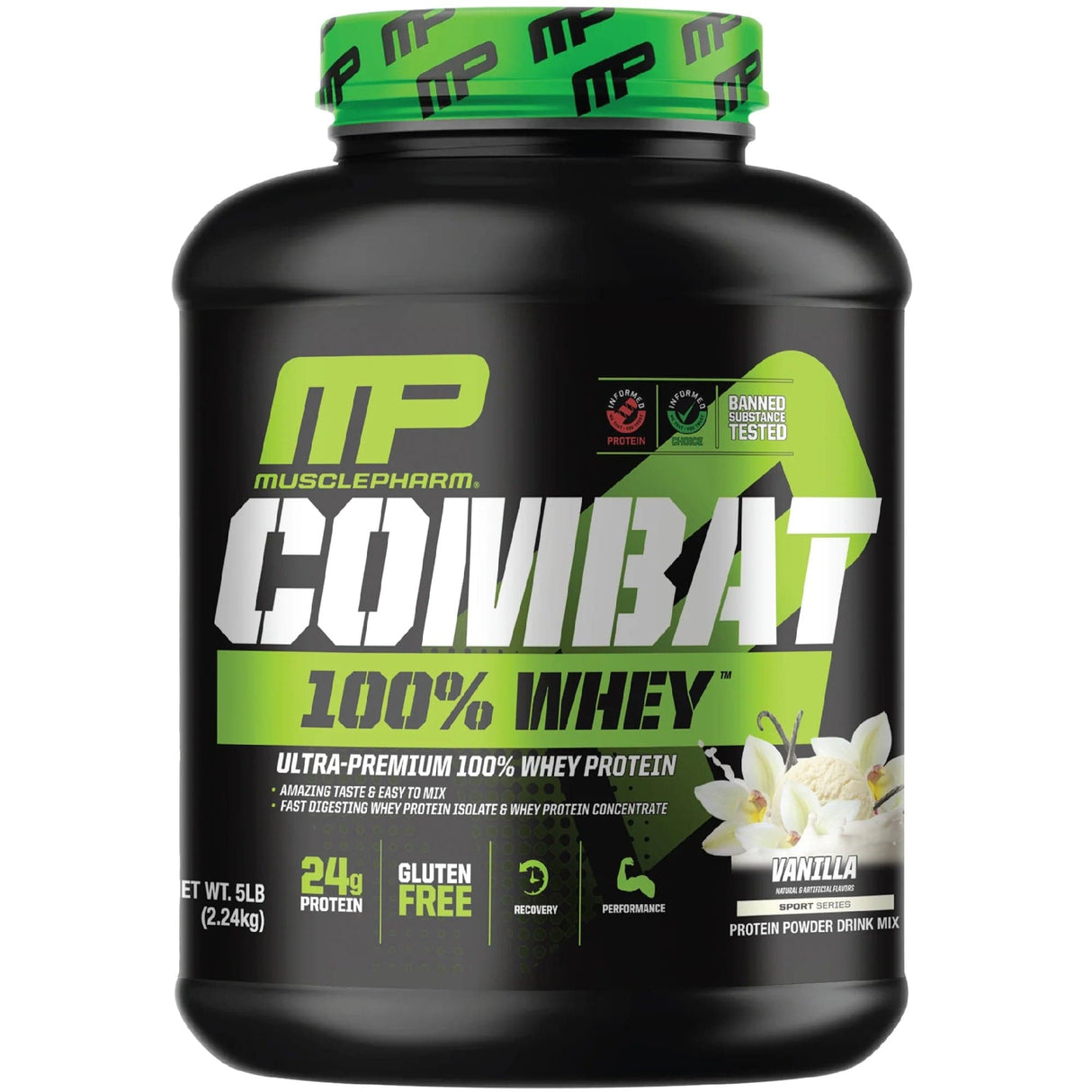 MusclePharm Combat 100% Whey 5lb Vanilla