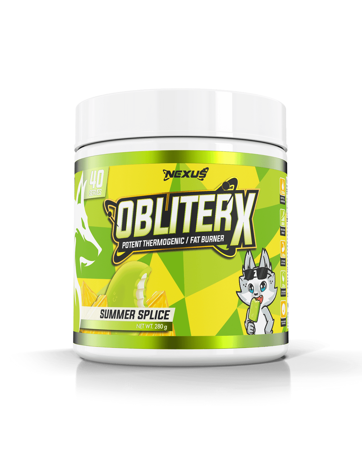 Nexus Sports Nutrition Obliterx Fat Burner Summer Splice