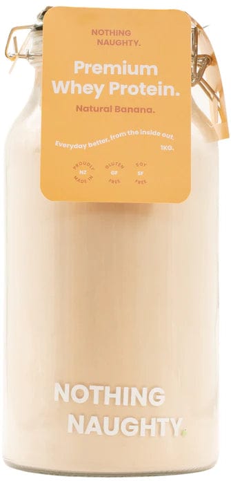 Nothing Naughty Whey Protein 1kg Banana 1kg