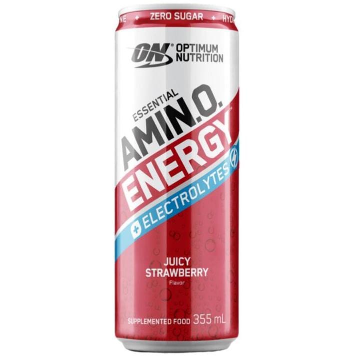 Optimum Nutrition Amino Energy Sparkling RTD Sparkling Juicy Strawberry / 6 Pack