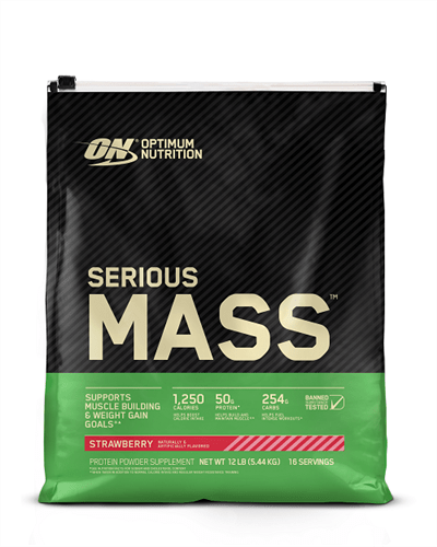 Optimum Nutrition Serious Mass 12lb Strawberry