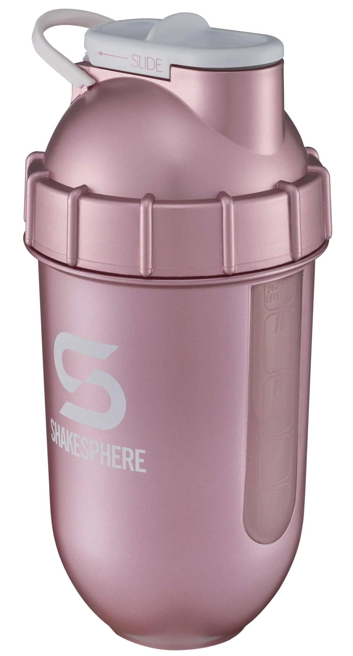 Shakesphere Tumbler View Shaker Rose Gold & White