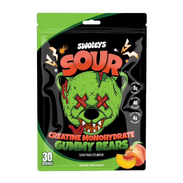 Swoleys Creatine Monohydrate Sour Gummy Bears