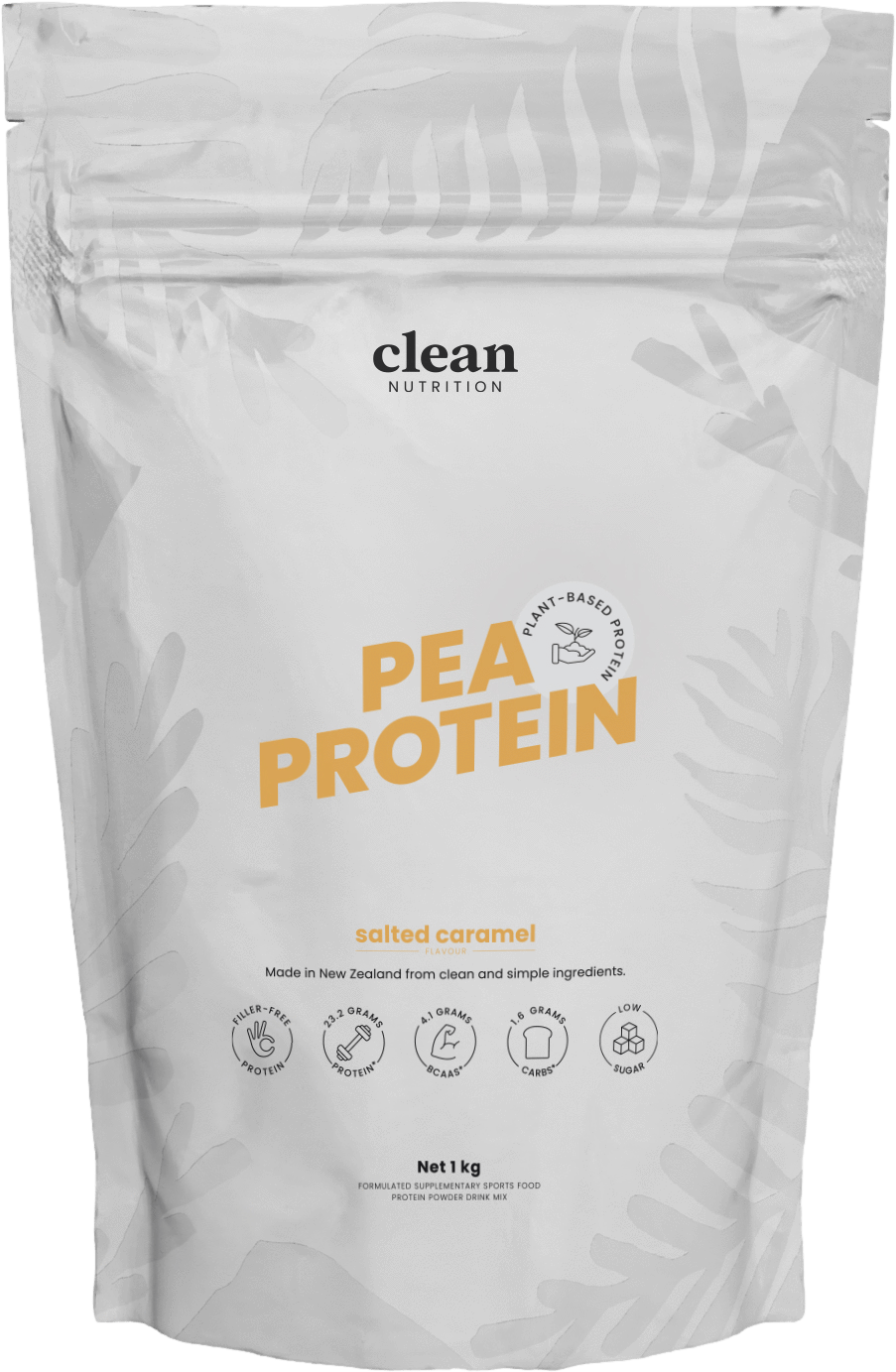 Clean Nutrition Pea Protein 1kg Salted Caramel