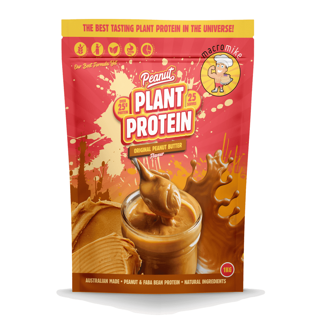 Macro Mike Protein 1kg Original Peanut Butter