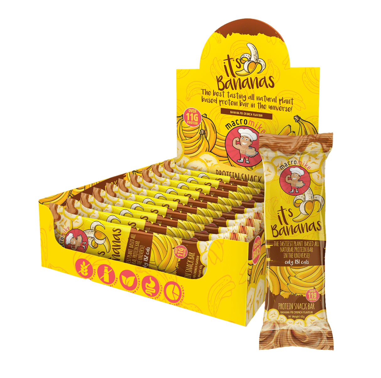 Macro Mike Protein Bars Its Bananas