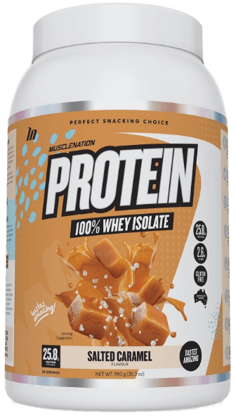 Muscle Nation Protein 100% Whey Isolate Salted Caramel