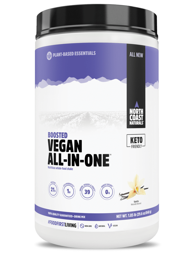 North Coast Naturals Boosted Vegan All-In-One 840g Vanilla