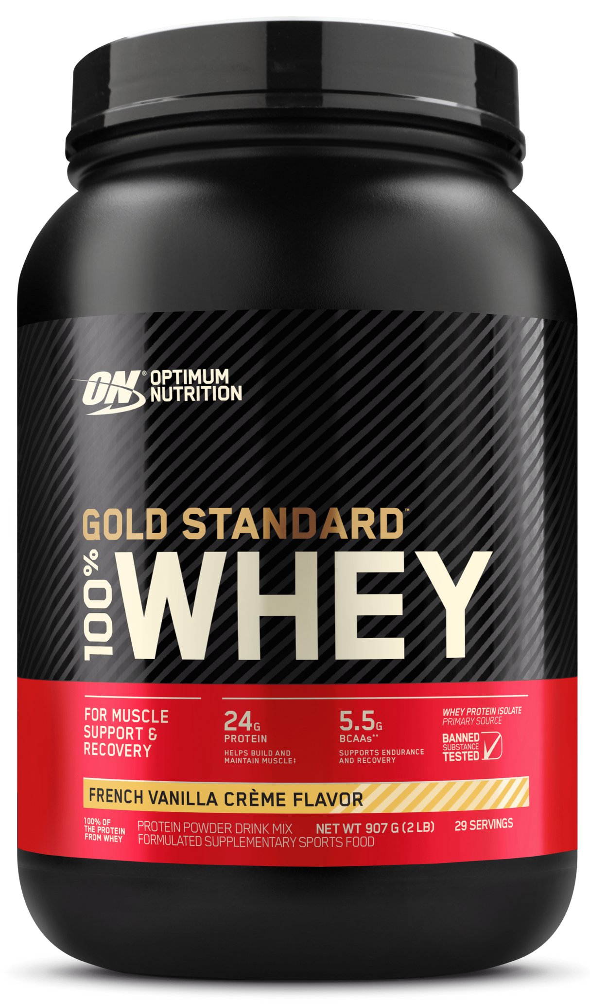 Optimum Nutrition Gold Standard 100% Whey 2lb French Vanilla (2lb)
