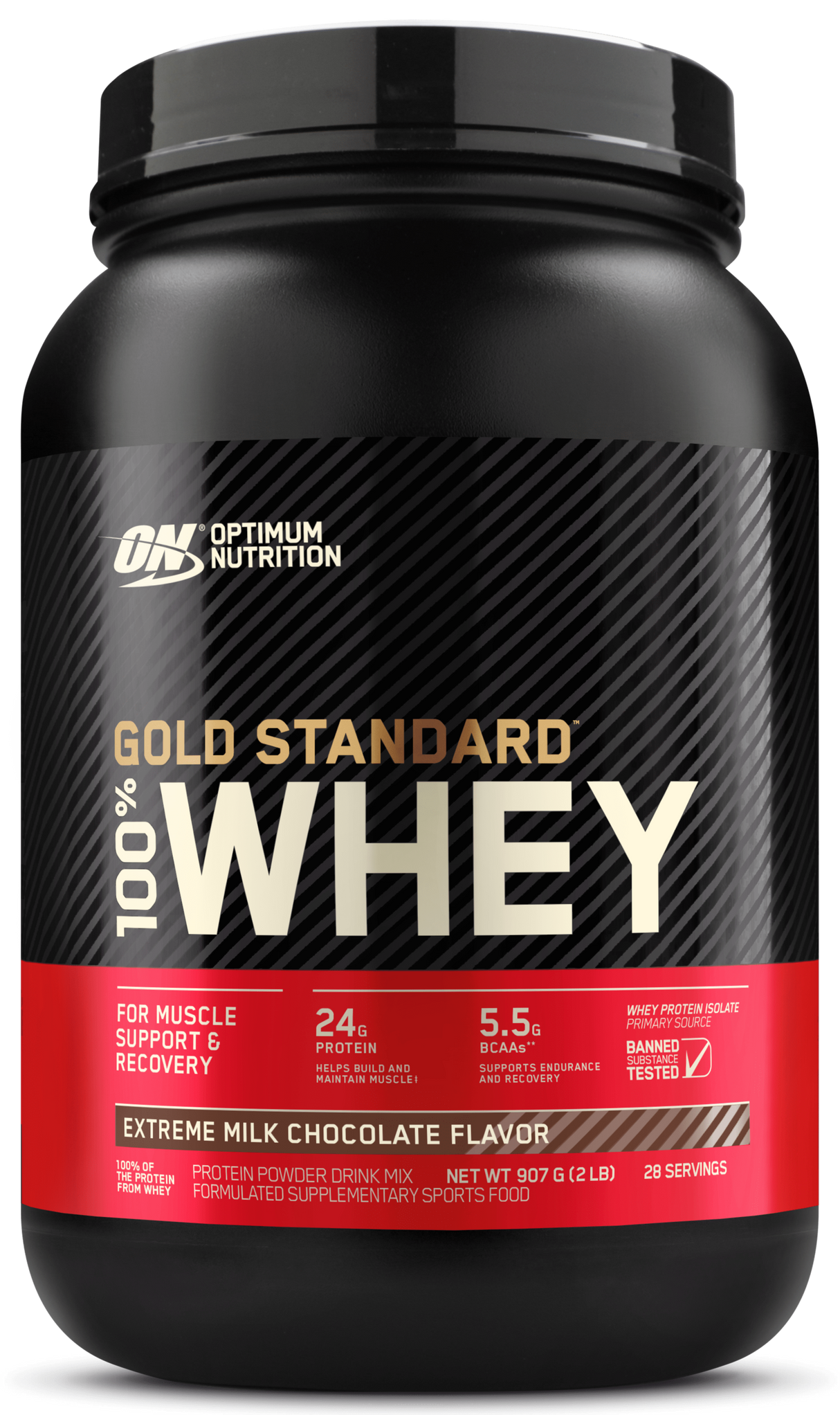 Optimum Nutrition Gold Standard 100% Whey 2lb Milk Chocolate (2lb)