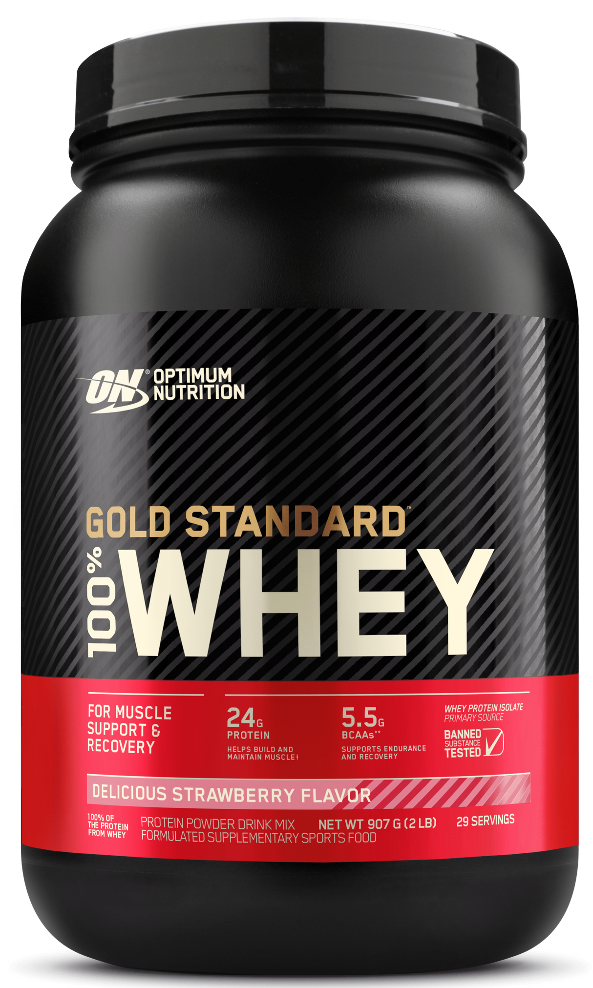 Optimum Nutrition Gold Standard 100% Whey 2lb Strawberry (2lb)