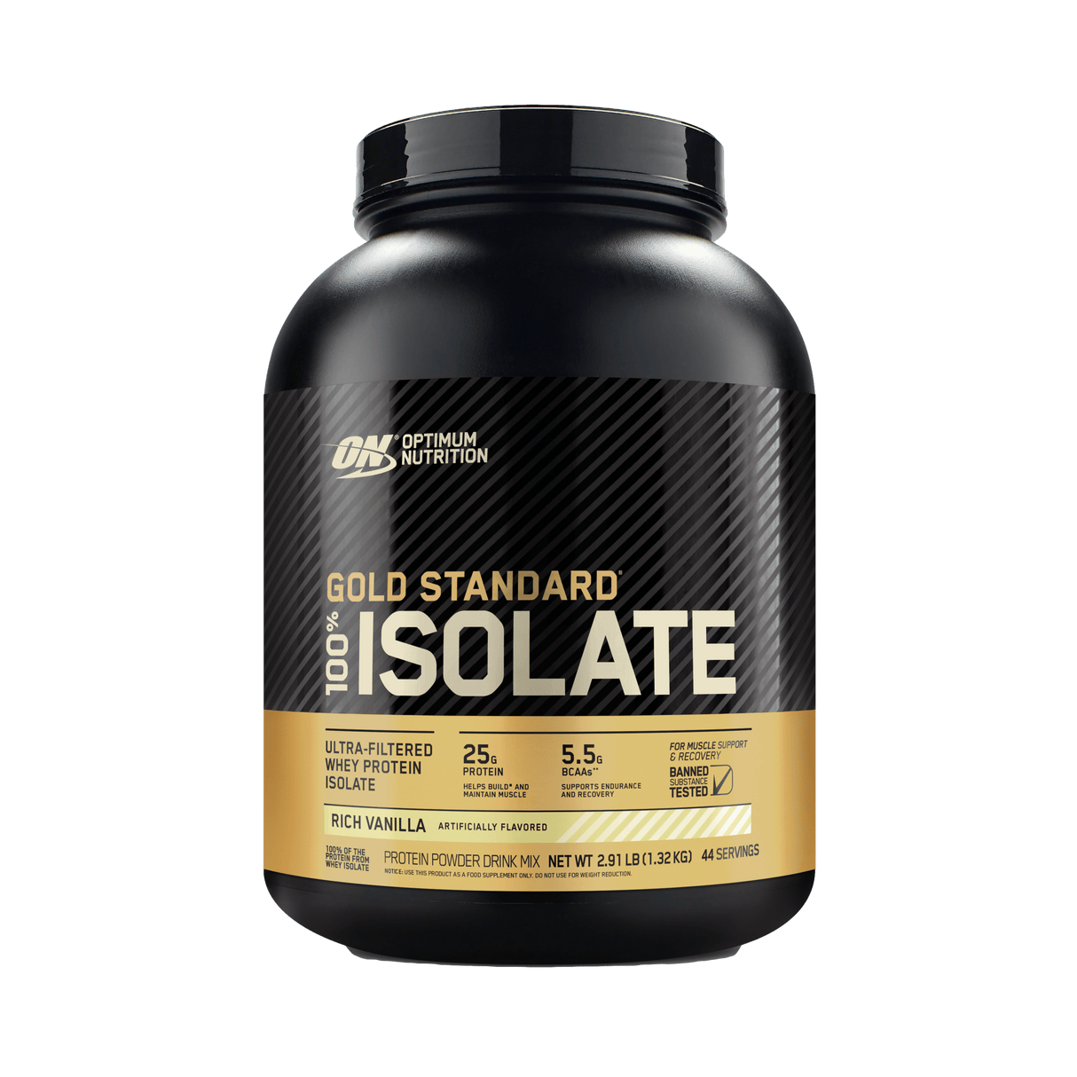 Optimum Nutrition Gold Standard 100% Whey Isolate 5lb Rich Vanilla