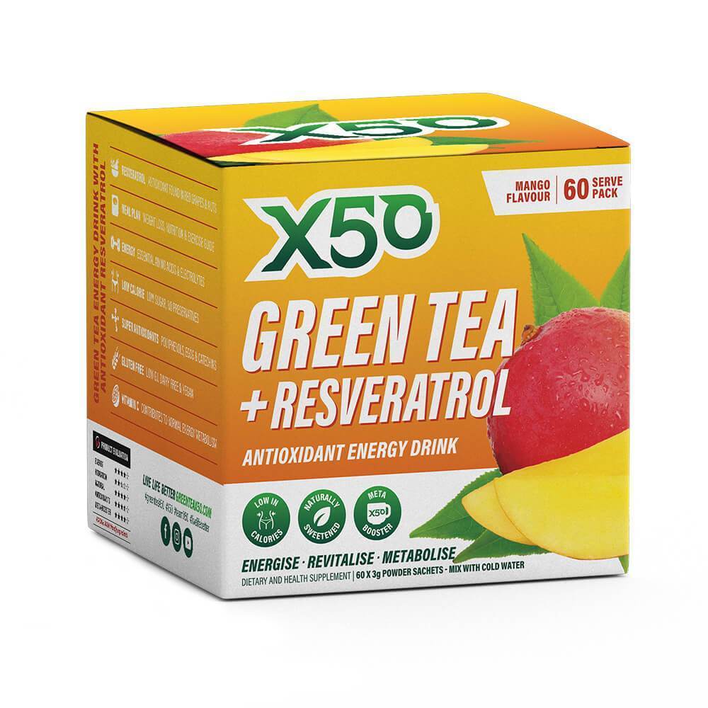 X50 Green Tea 60 Serve Mango
