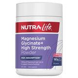 NutraLife Magnesium Glycinate + High Strength Powder