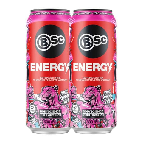 2x BSc Energy Drink RTD (Random Flavour) *Gift*