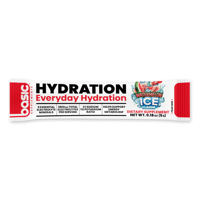 1x Basic Supplements Hydration Sugar Free Electrolyte Drink Sachet (Random Flavour) *Gift*