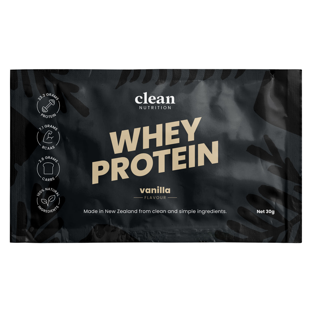 Clean Nutrition Whey Protein Powder Single Serve Sachet