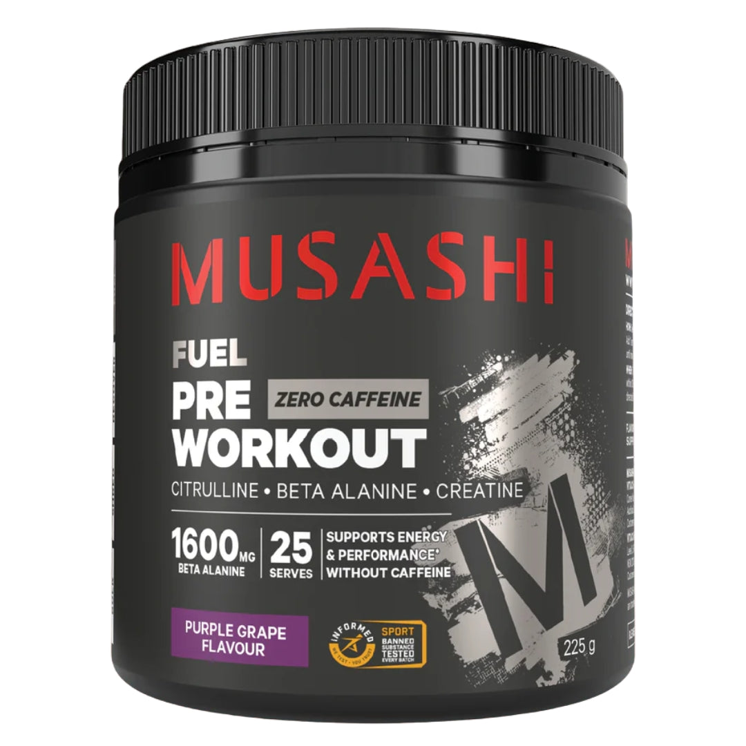 Musashi Pre Workout Zero Caffeine