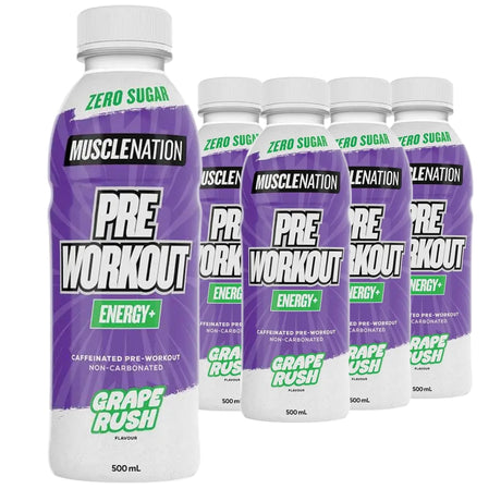 Muscle Nation Pre Workout Energy Drink 500ml RTD