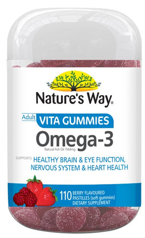 Nature's Way Adult Vita Gummies Omega 3 110s