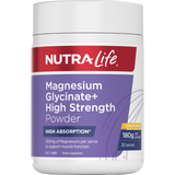 NutraLife Magnesium Glycinate + High Strength Powder