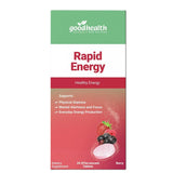 Good Health Rapid Energy supplement package on a white background