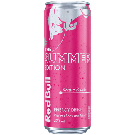 Red Bull Energy Drink Summer Edition White Peach 473ml