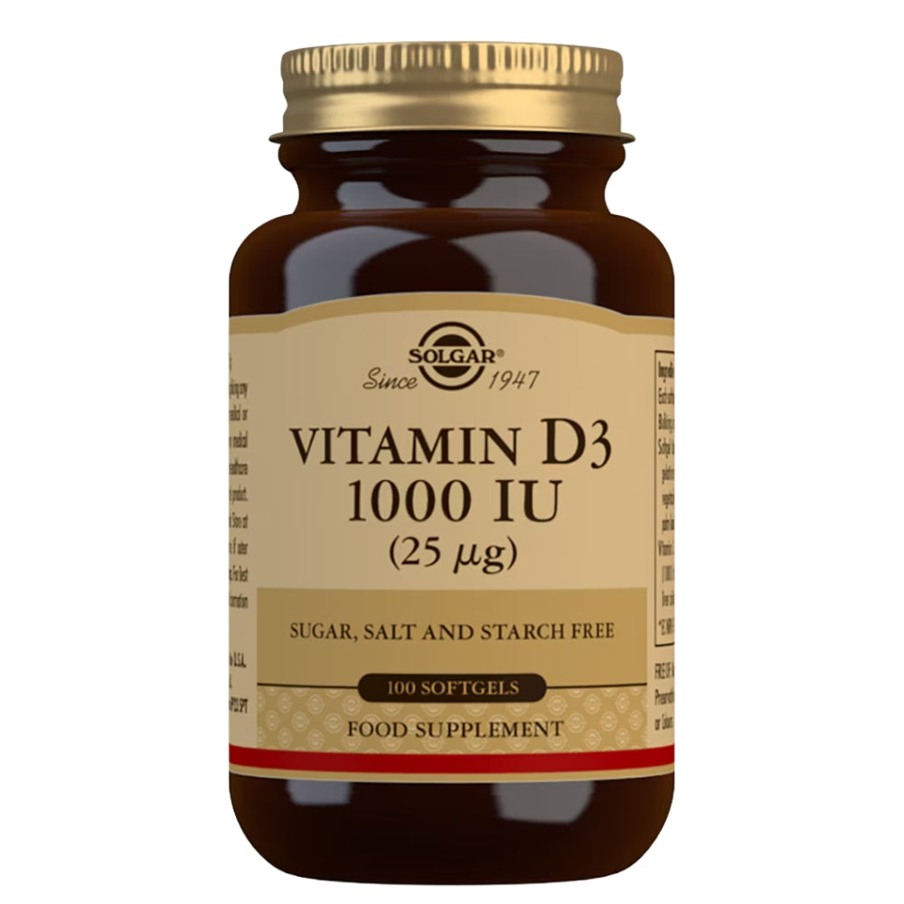 Solgar Vitamin D3 1000 IU Caps