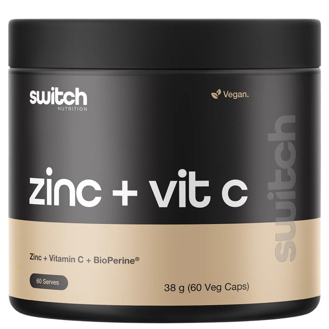 Switch Nutrition Zinc + Vit C Caps