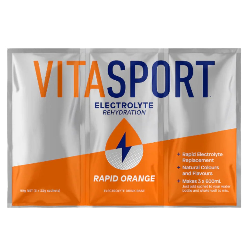 3x Vitasport Electrolyte Rehydration Sachets (Random Flavour) *Gift*
