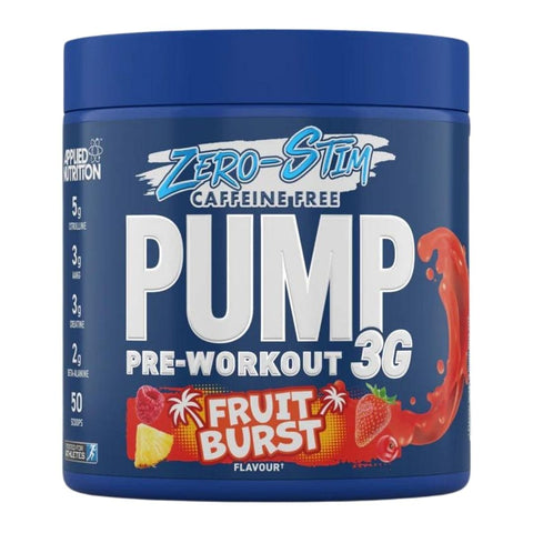 Applied Nutrition Pump 3G Zero-Stim Pre-Workout 375g / Fruit Burst