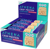 Athena Crisp Protein + Calcium Bars Box of 12 / White Choc Raspberry