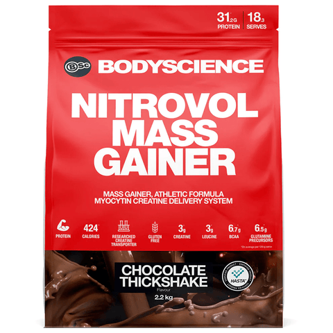 BSc Nitrovol Mass Gainer 2.2 Kg / Chocolate Thickshake