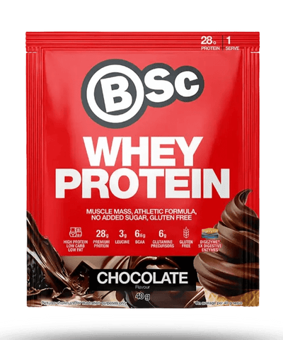 BSC Whey Protein Powder Single Sachet (Chocolate) *Gift*