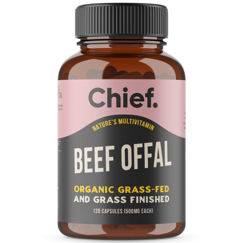 Chief Organic Beef Offal Multivitamin Caps 120 Caps