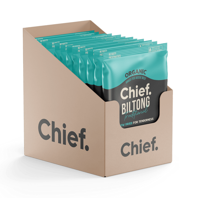 Chief Organic Grass-Fed Beef Biltong 30g